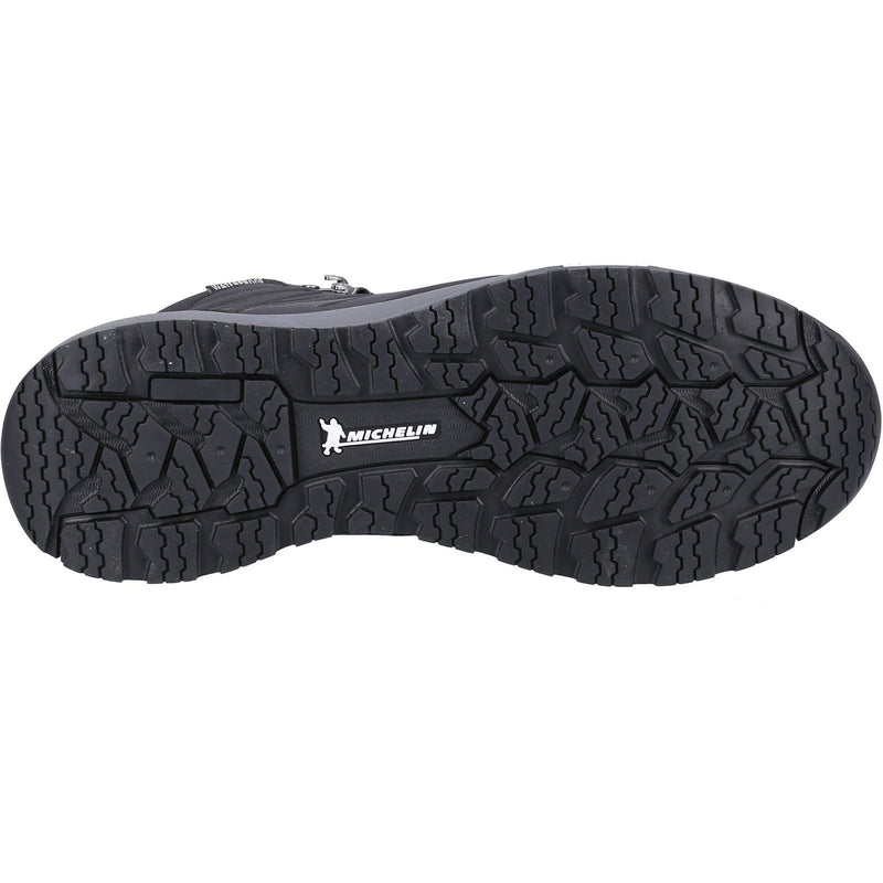 Cotswold Kingham Mid Recycled Plastic+Synthetic Pu Men's Black Hiking Boots