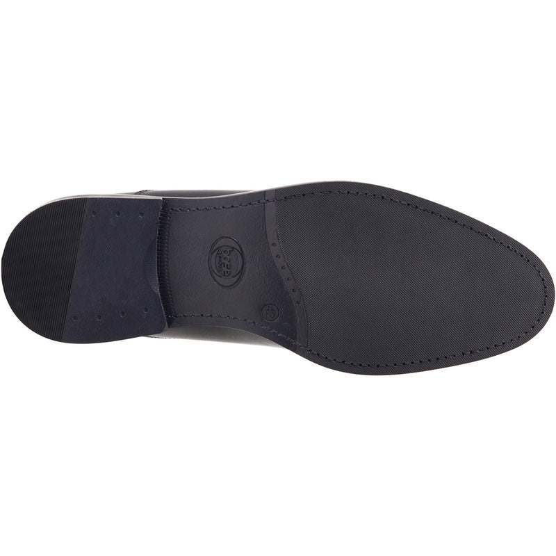 Base London Magnus Leather Men's Black Oxford Shoes