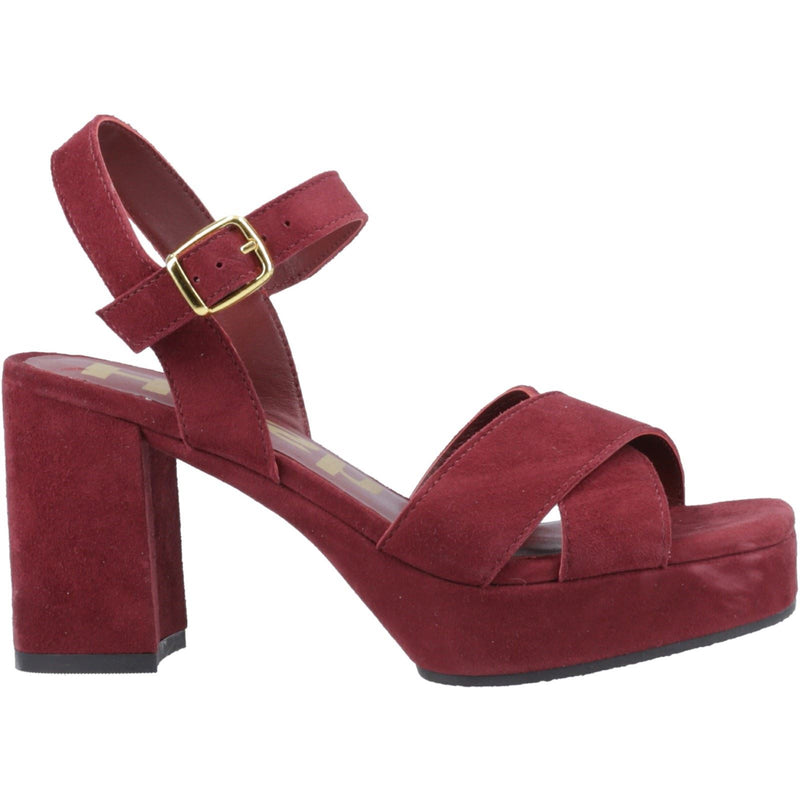 Hush Puppies Ophelia Suede Women's Bordeaux Sandals
