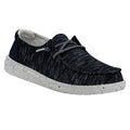 HEYDUDE Wendy Sox Polyester/Cotton/Spandex Women's Navy Loafers