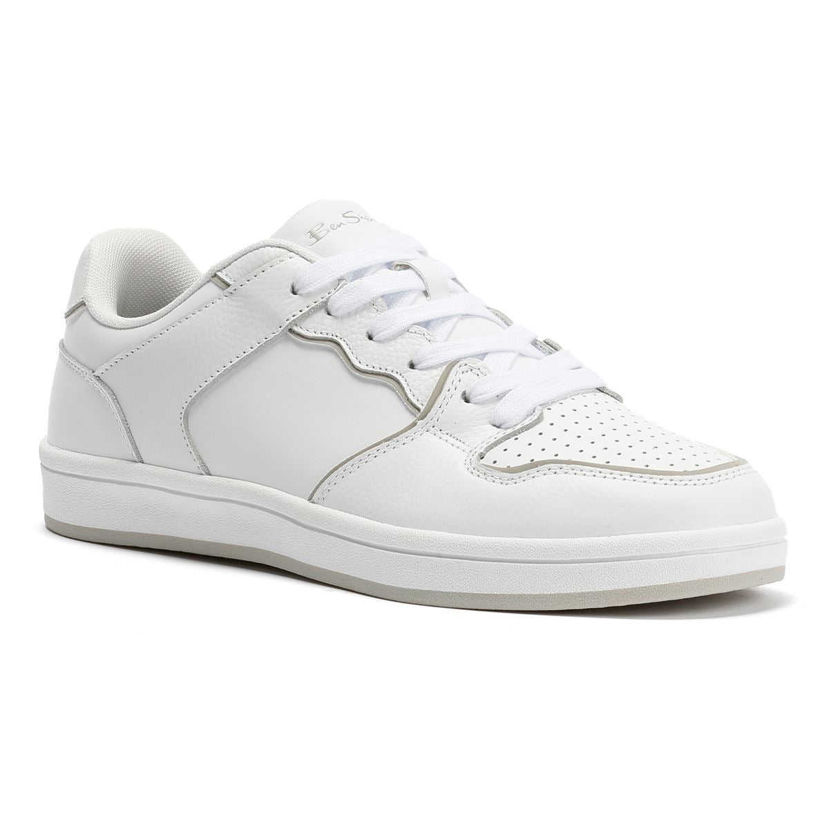 Ben Sherman Club Leather Men's White Sneakers