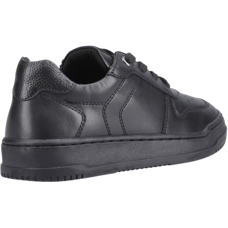 Hush Puppies Dougie Leather Boys's Black Sneakers