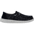 HEYDUDE Wendy Sox Polyester/Cotton/Spandex Women's Navy Loafers