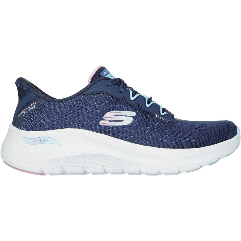 Skechers Arch Fit 2.0 Fresh Pace Textile Women's Navy/Multi Sneakers