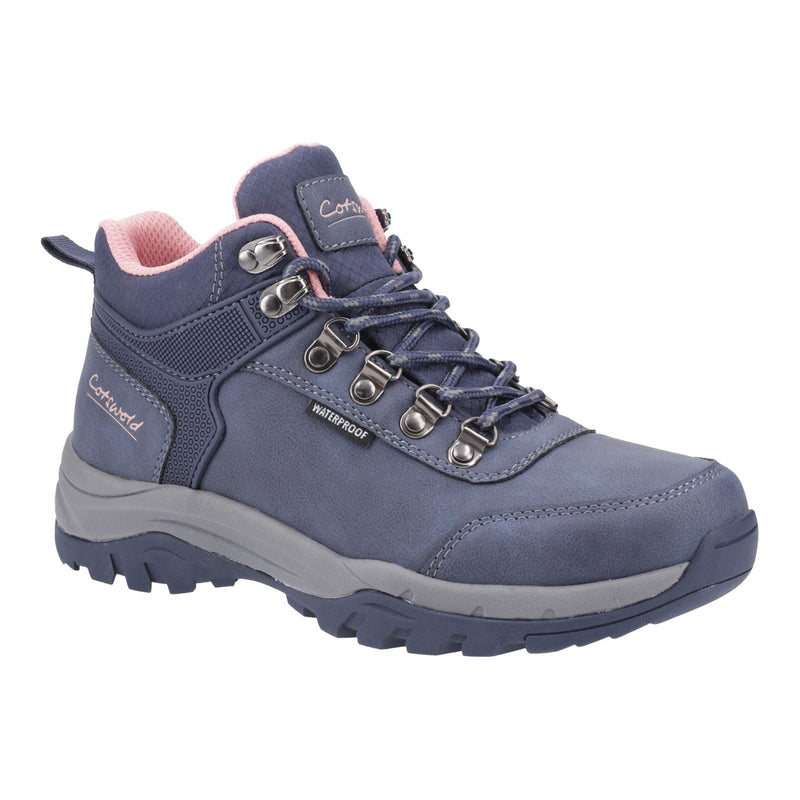 Cotswold Overbury Synthetic Women's Navy Hiking Boots