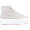 Superga 2708 HI Top Cotton Women's Grey Colomba/White Avorio Boots