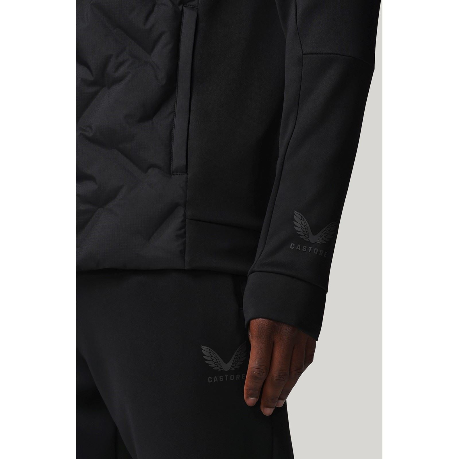 Castore Hybrid Jacket Men's Black Activewear Jackets