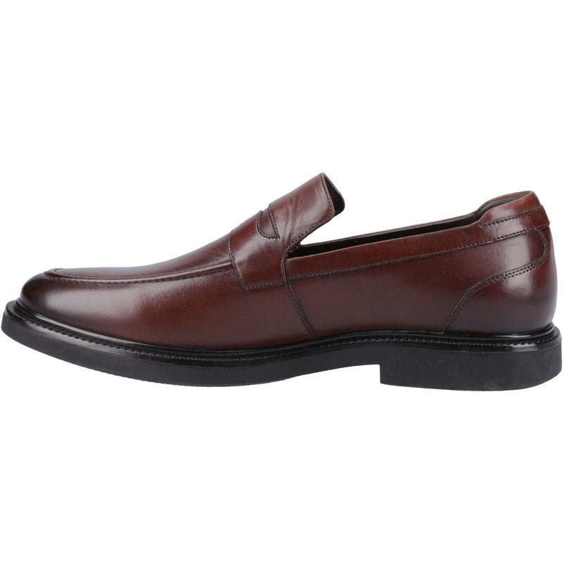 Hush Puppies Knox Leather Men's Chocolate Loafers