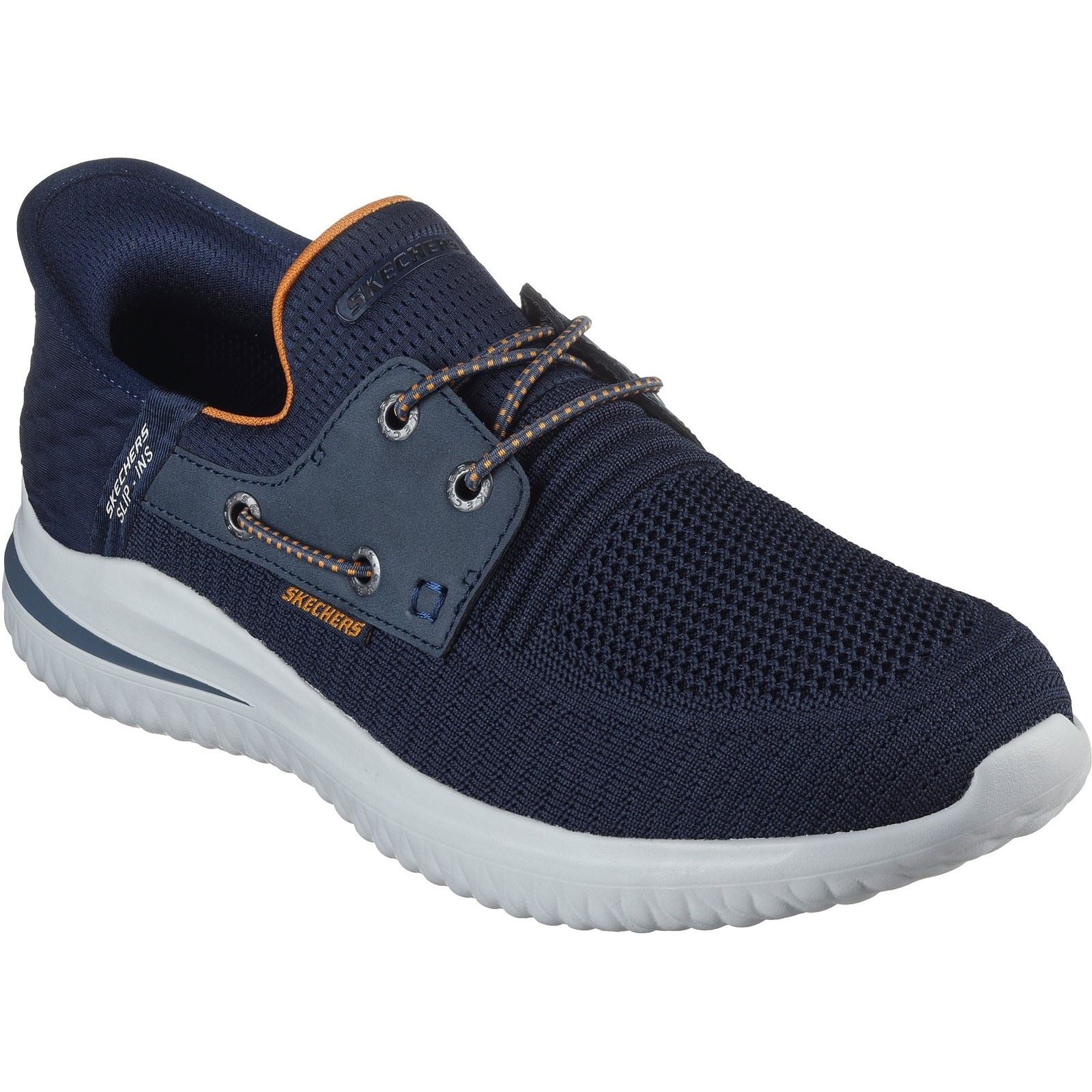 Skechers Delson 3.0 Roth Textile Men's Navy Trainers