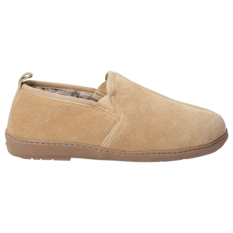 Hush Puppies Arnold Suede Men's Tan Slippers