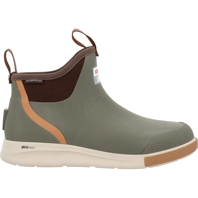 Xtratuf Ankle Deck Sport Synthetic Olive Wellington Boots
