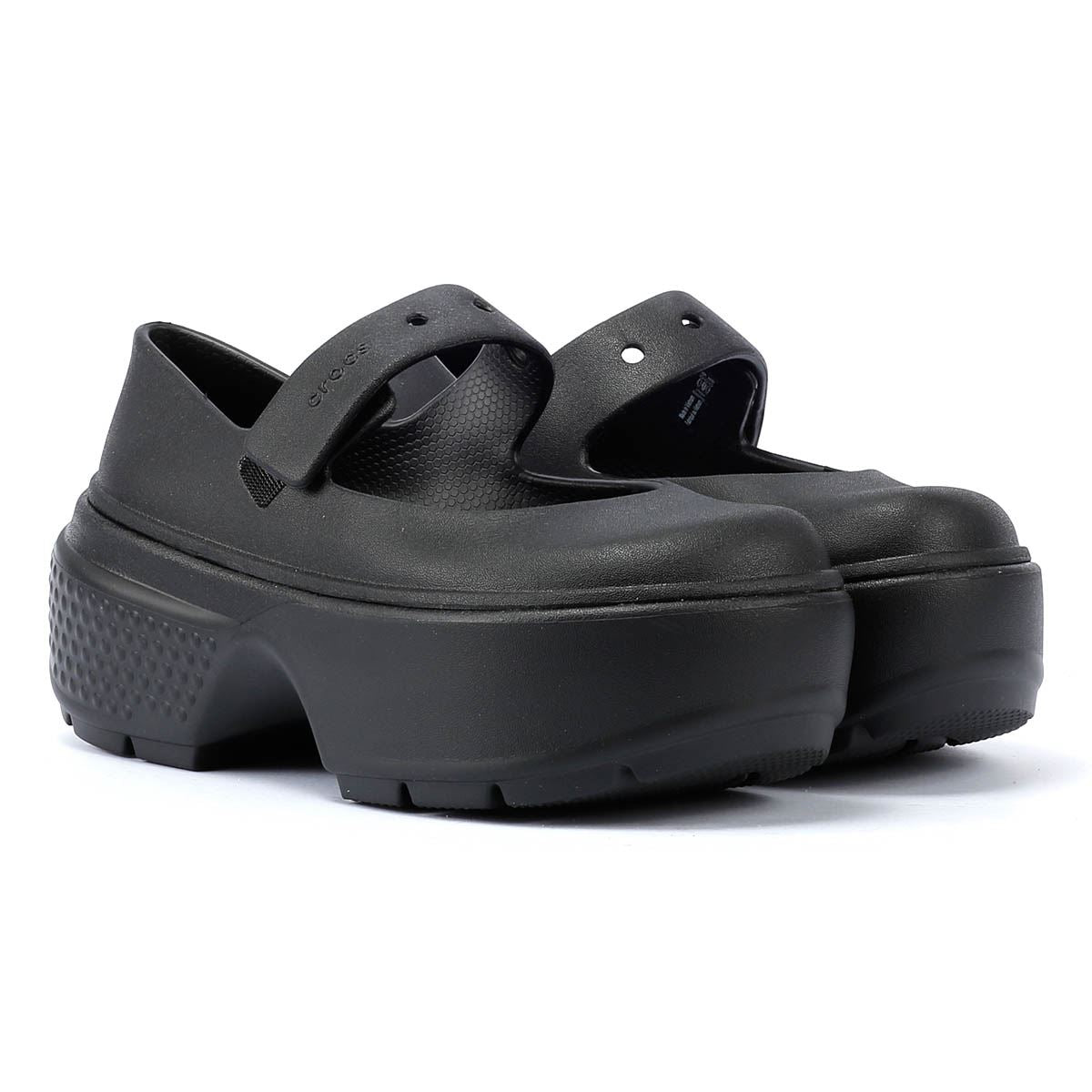 Crocs Stomp Mary Jane Women's Black Shoes