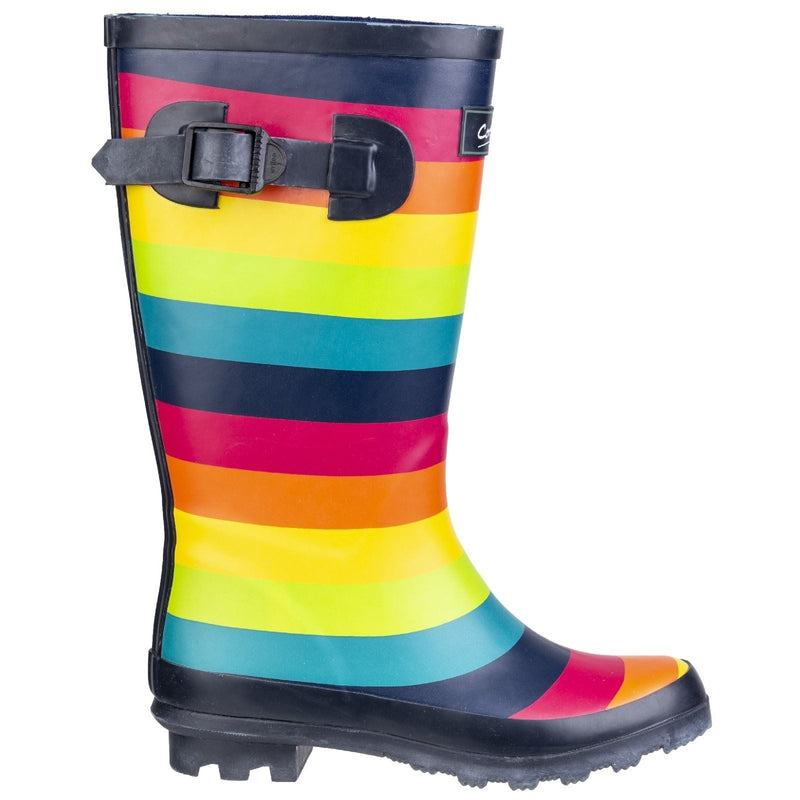 Cotswold Rainbow Rubber Multicoloured Wellington Boots