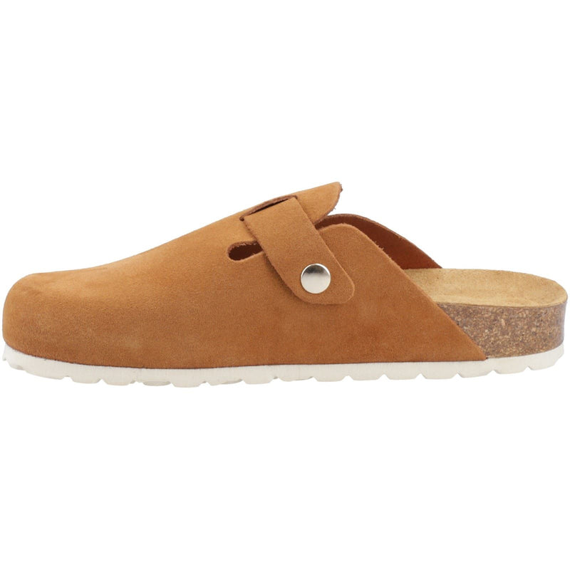 Hush Puppies Bailey Suede Women's Tan Clogs
