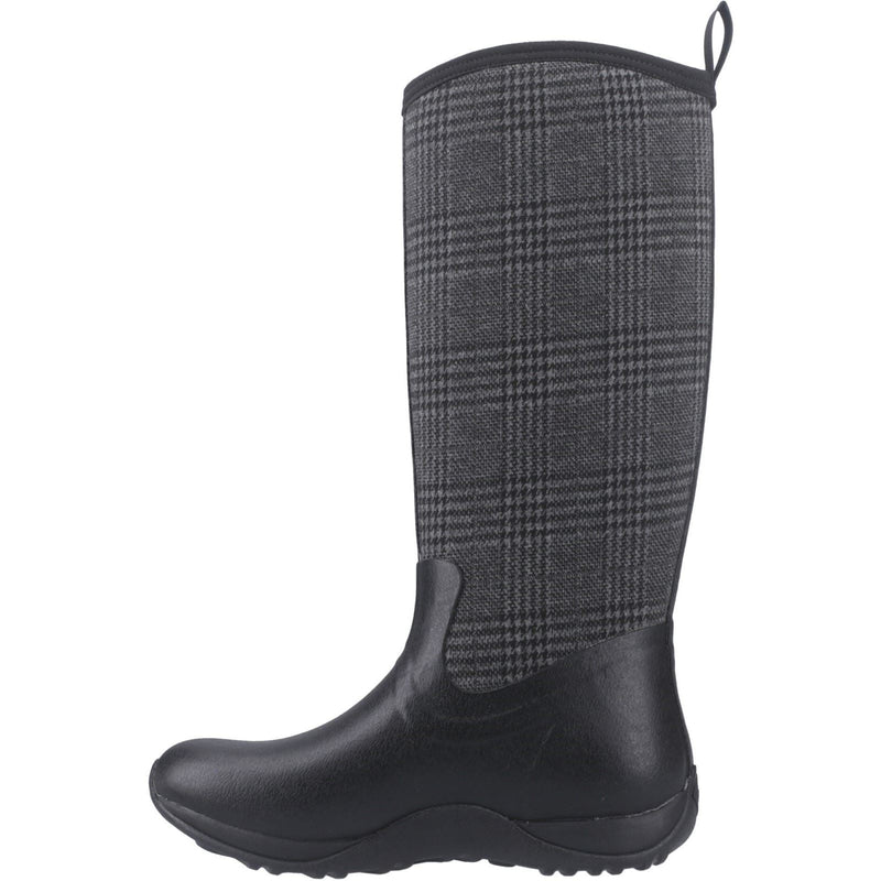 Muck Boots Arctic Adventure Rubber Women's Black/Plaid Winter Knee High Boots
