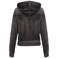 Juicy Couture Robertson Classic Jacket Synthetic Women's Grey Hooded Sweatshirt