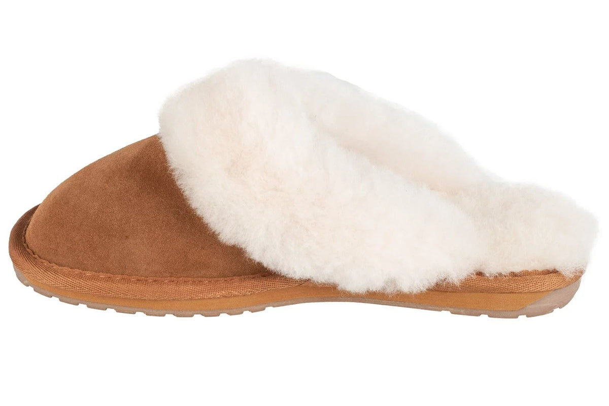 Emu Australia Jolie Suede Women's Chestnut Slippers