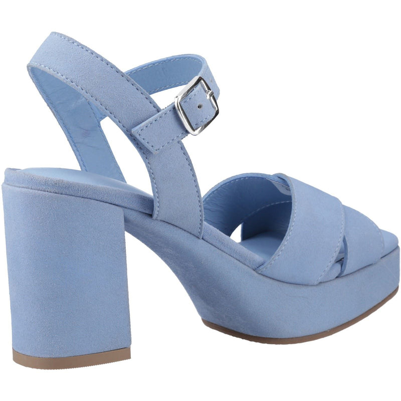 Hush Puppies Ophelia Suede Women's Blue Sandals