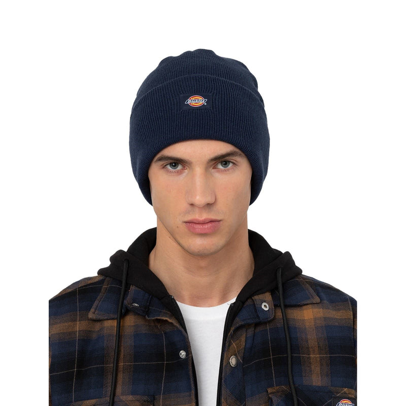 Dickies Acrylic Cuffed Unisex Adults Blue Beanie Hat