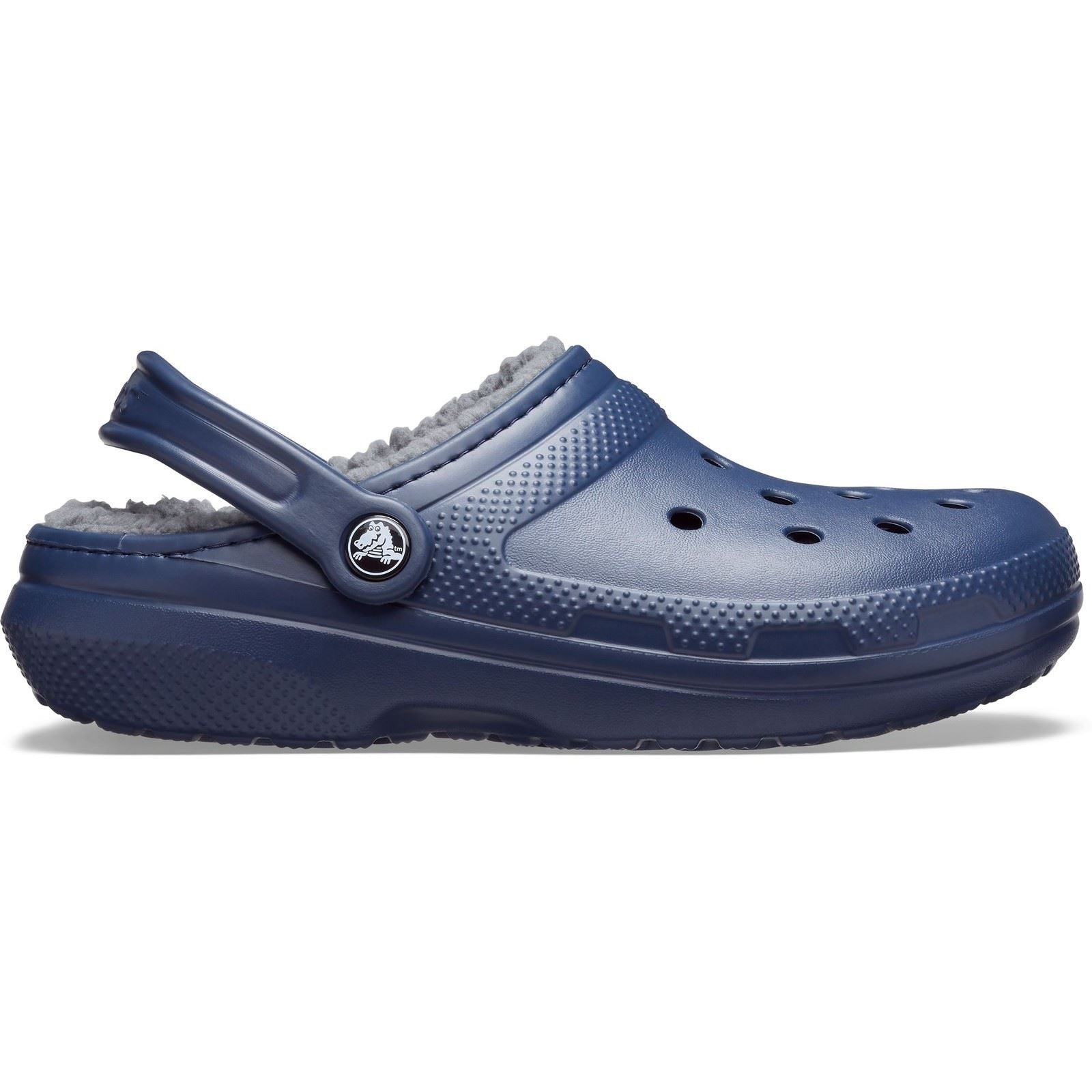 Crocs Classic Lined Synthetic Navy/Charcoal Clogs
