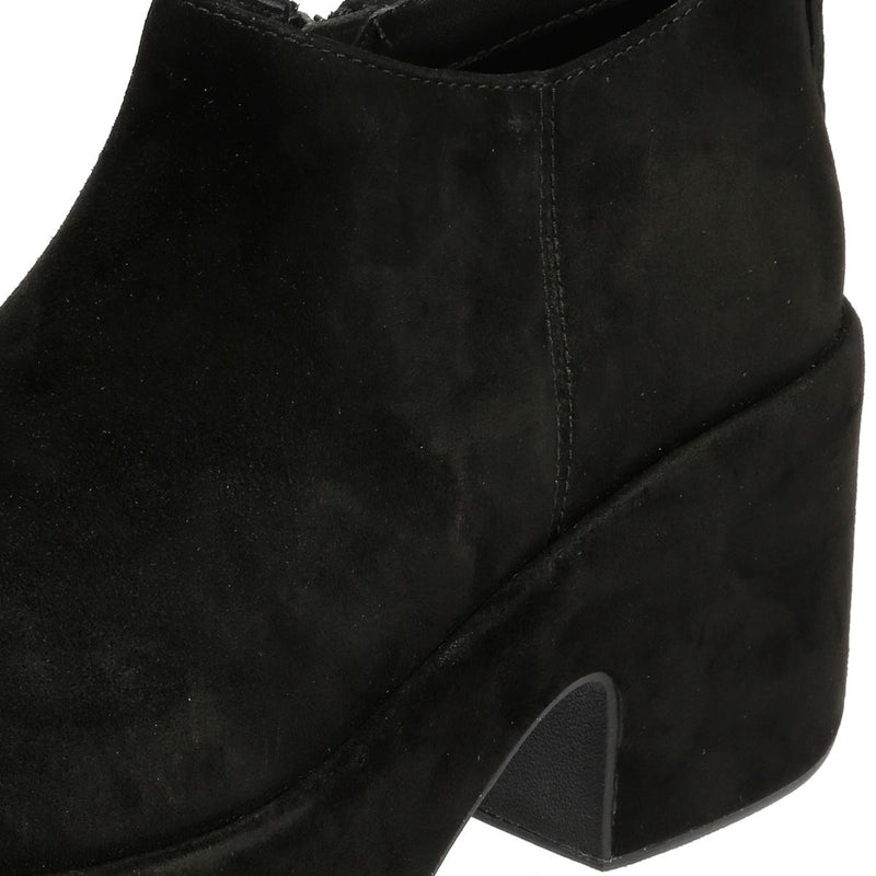FitFlop Platfforms Heeled Short Suede Women's Black Boots