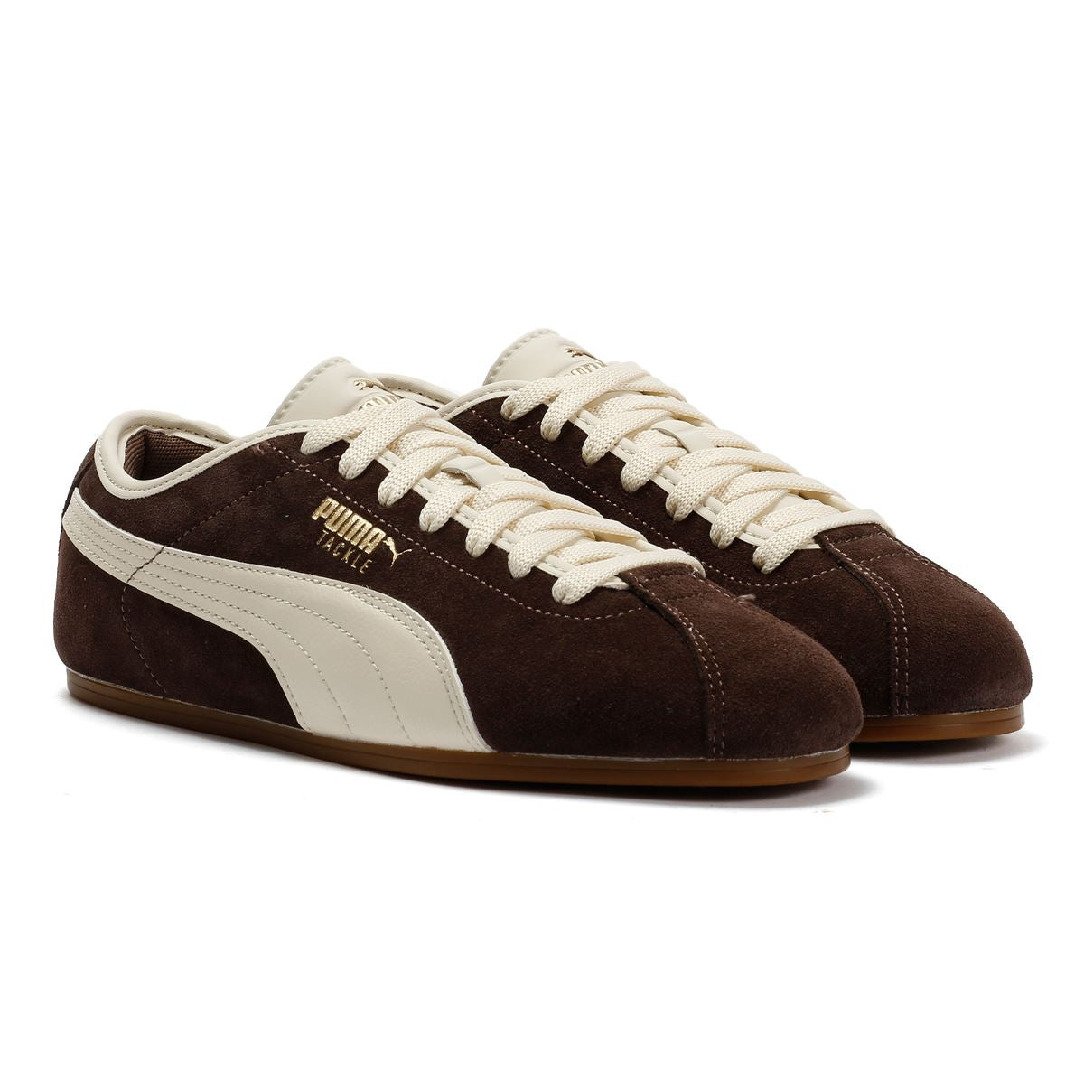 Puma Tackle Suede Chocolate/Alpine Snow Sneakers