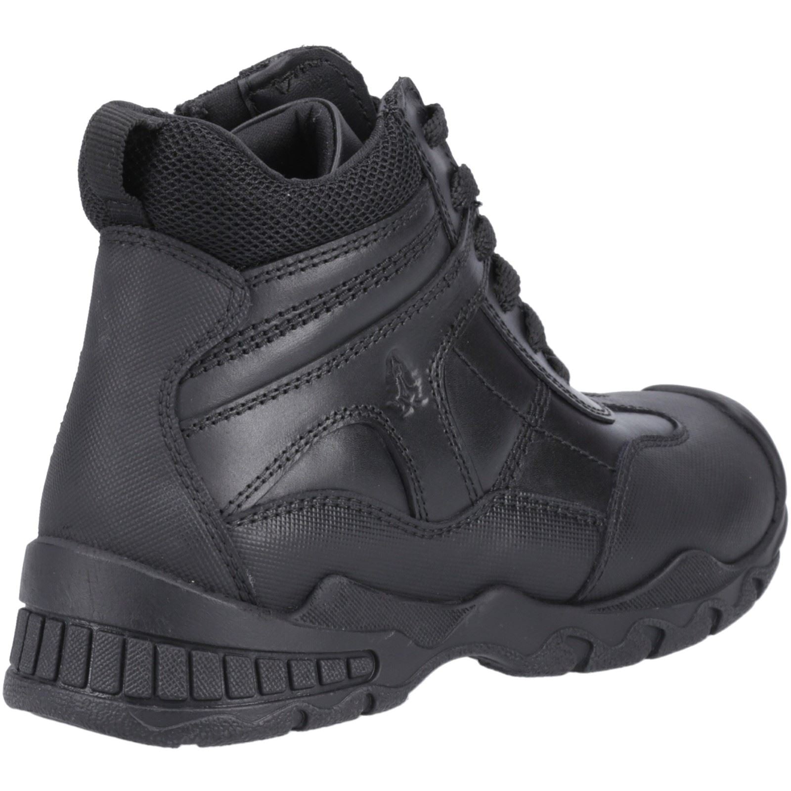 Hush Puppies Titus SNR Leather Boys's Black Boots