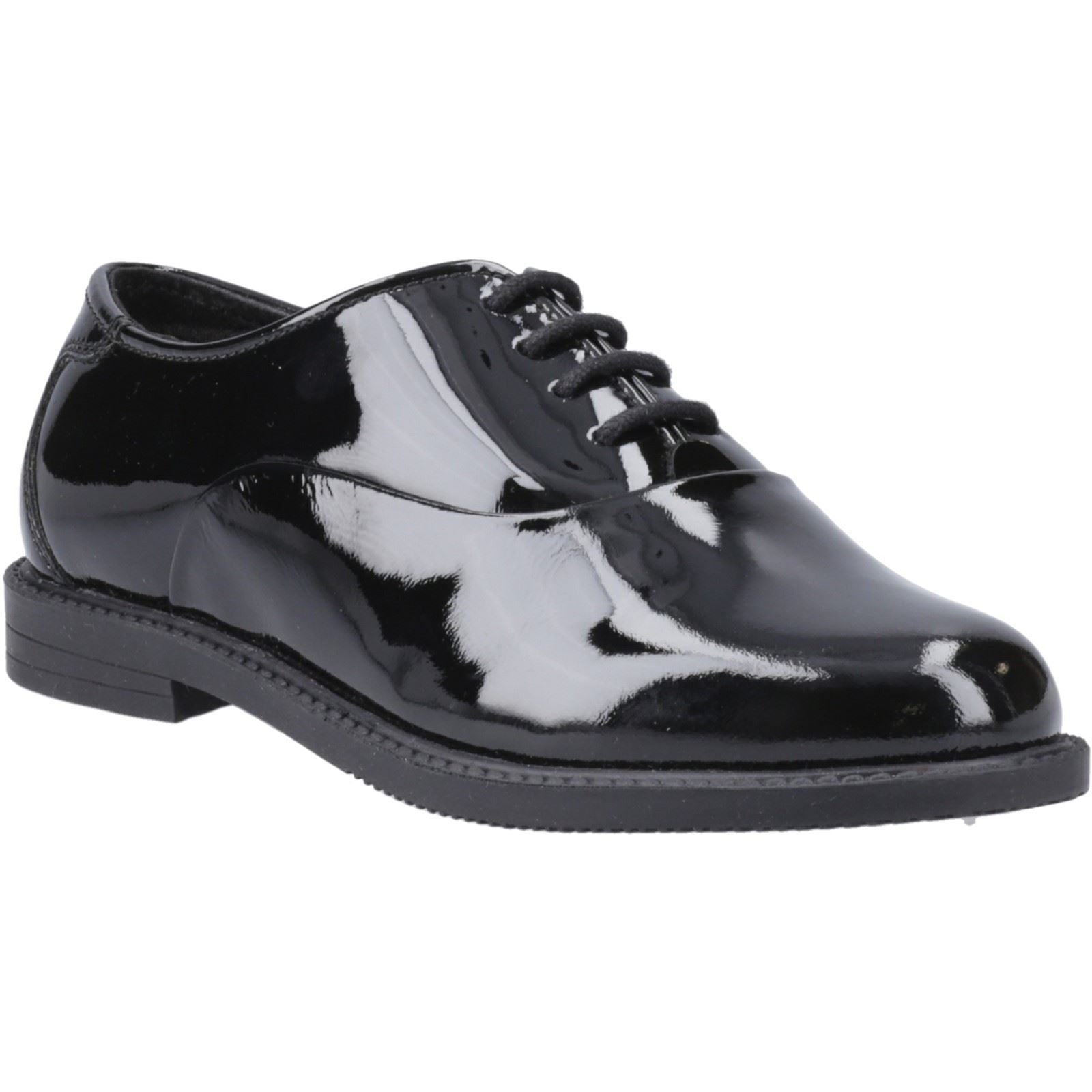 Hush Puppies Nellie Patent Leather Girls's Black Oxford Shoes