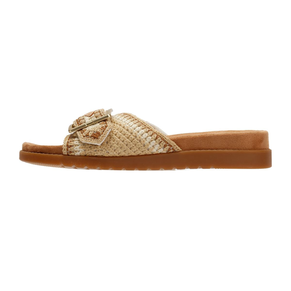 TOMS Marin Slide Textile Women's Dark Beige Sandals
