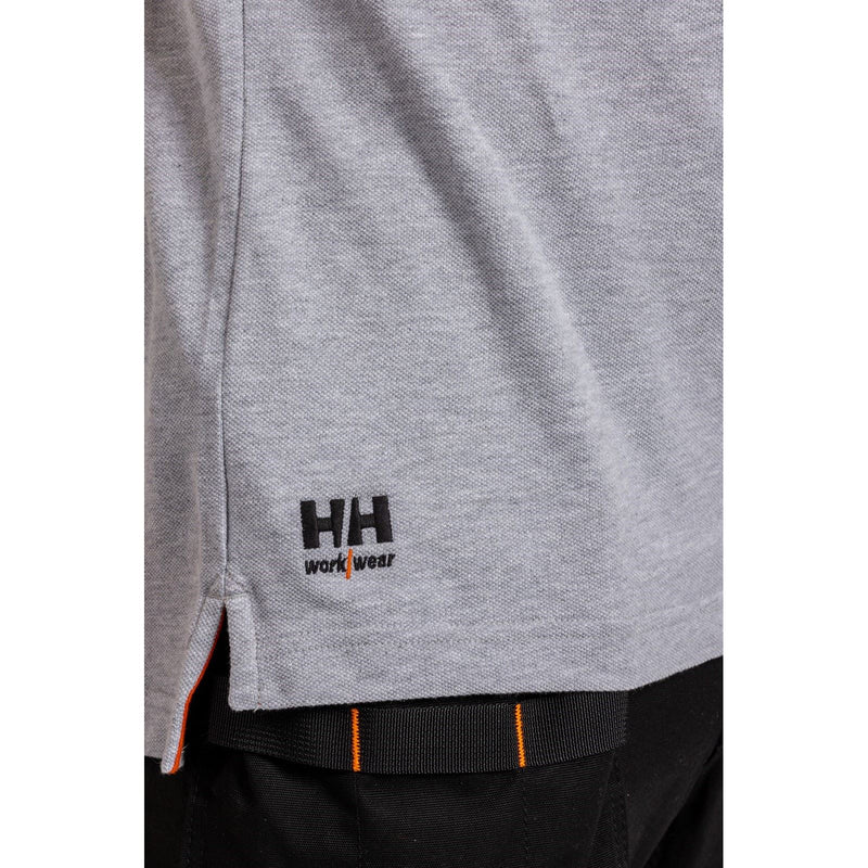 Helly Hansen Workwear Oxford Cotton Men's Grey Polo Shirt