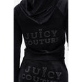 Juicy Couture Regal Madison Polyester Women's Black Hooded Sweatshirt