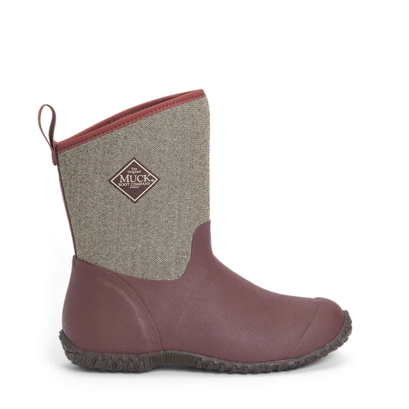 Muck Boots Muckster II Mid Rubber Raisin Wellington Boots