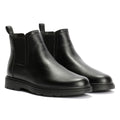 Geox Spherica EC1 C Tumble Leather Men's Black Boots