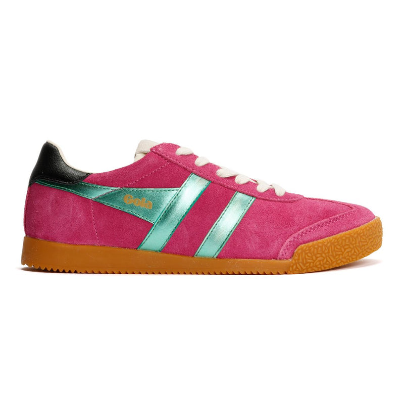Gola Elan Glitz Suede Women's Fuchsia/Emerald/Black Sneakers