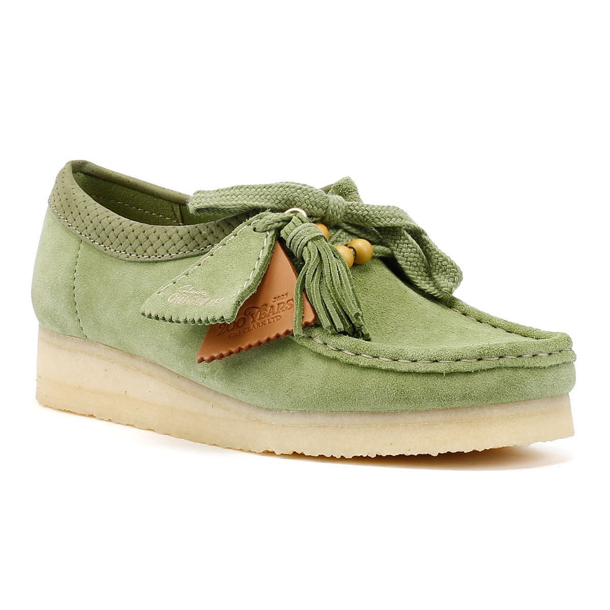 Clarks Originals Wallabee Suede Women's Apple Shoes