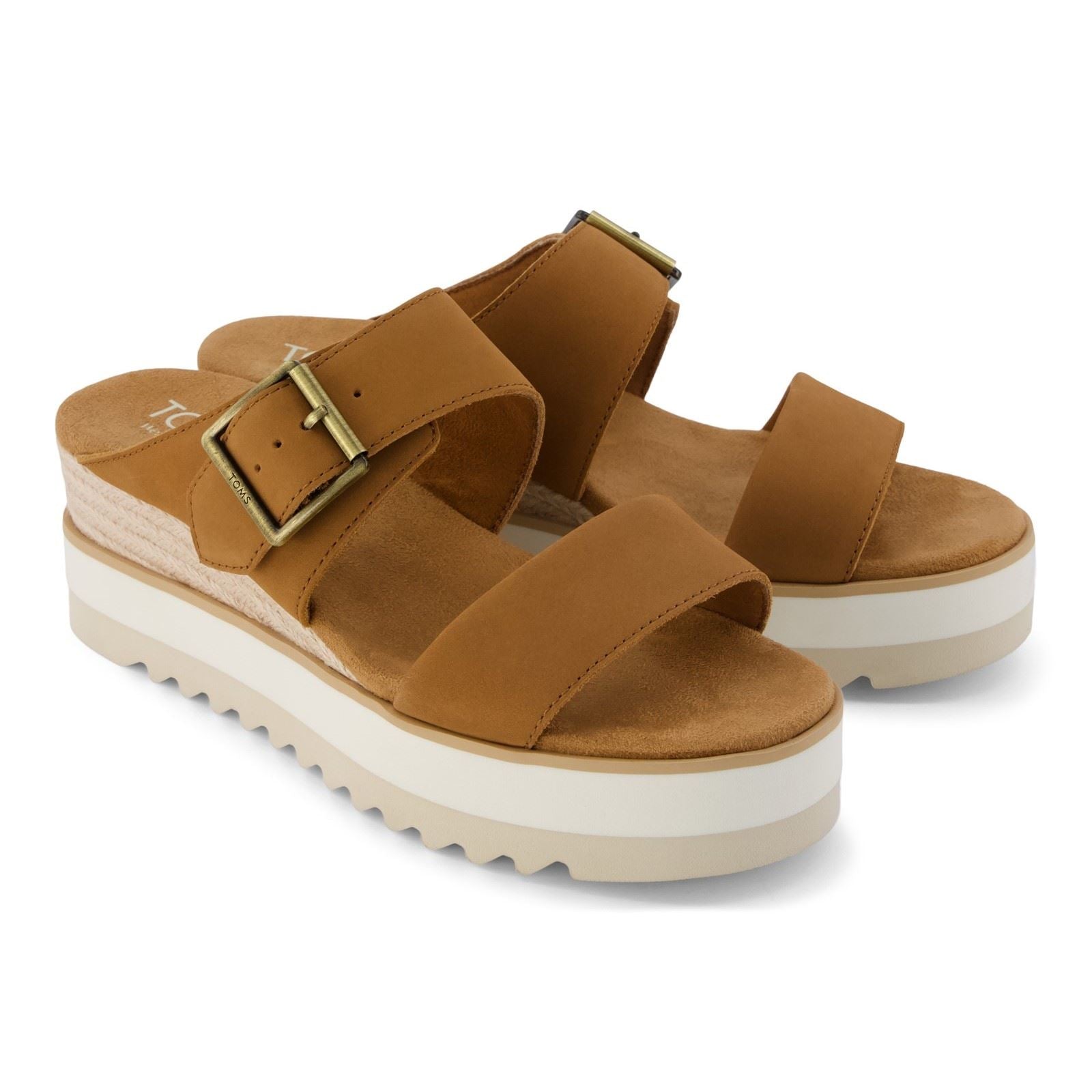 TOMS Diana Leather Women's Brown Sugar Trainers