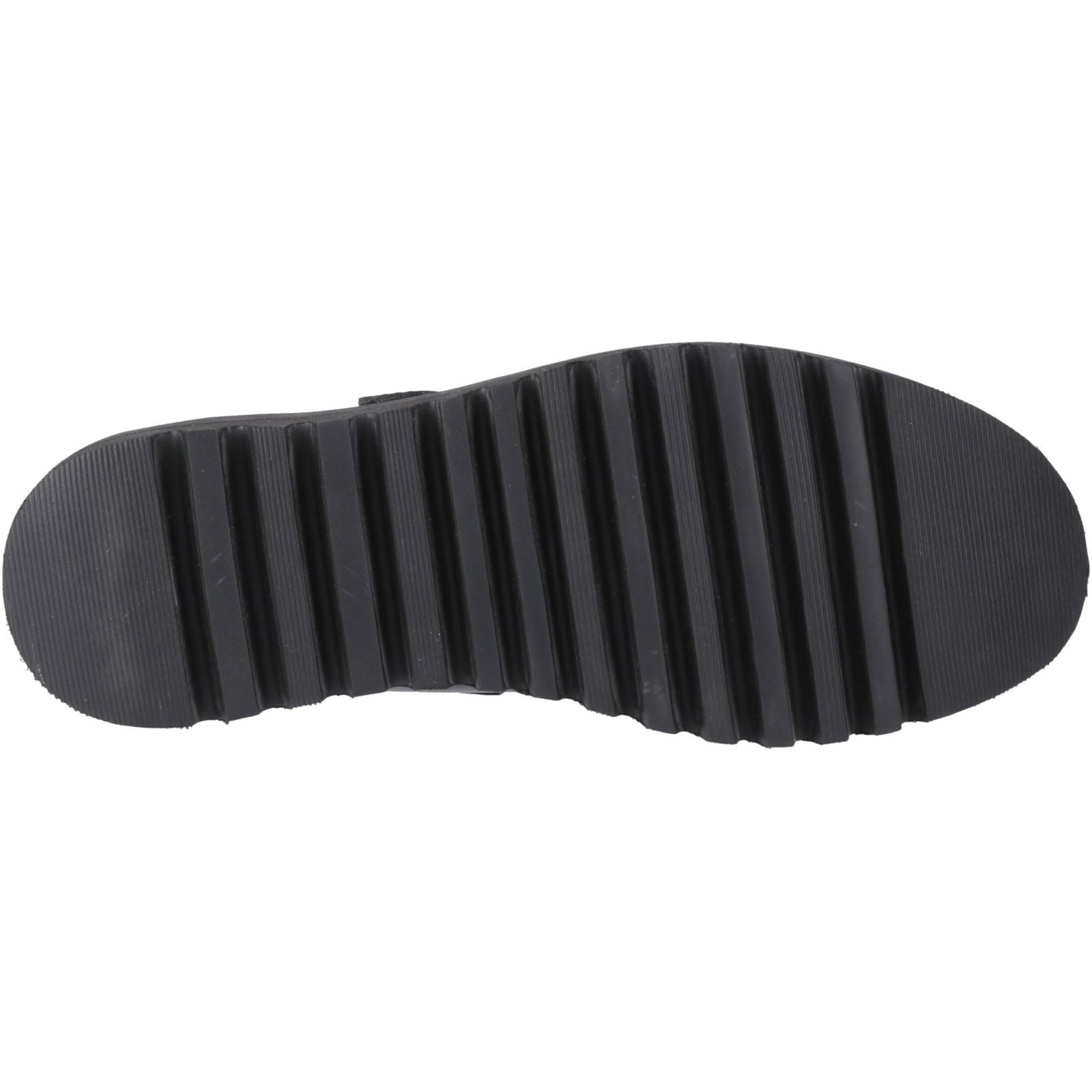 Hush Puppies Florrie T-Bar Leather Girls's Black Shoes
