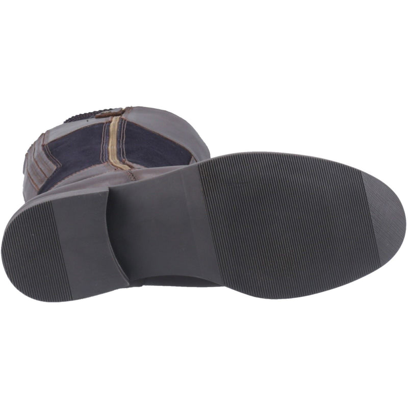 Cotswold Buscot Leather Women's Brown/Navy Boots