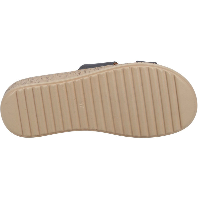 Hush Puppies Eloise Leather Women's Black Sandals