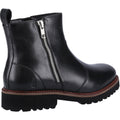 Hush Puppies Grace Zip Suede Women's Black Boots