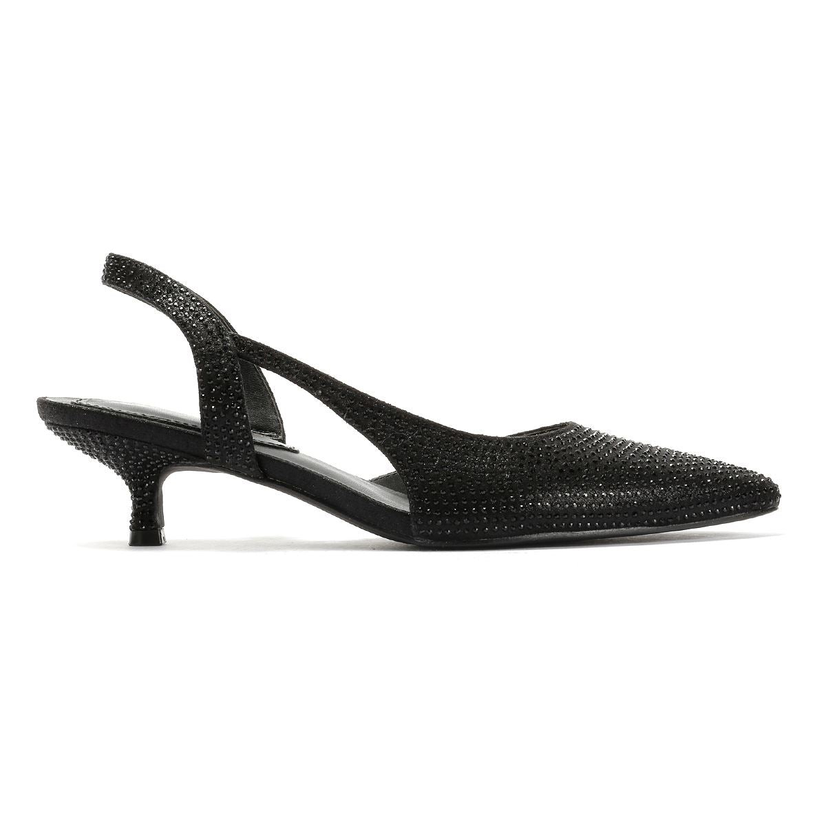 French Connection Venus Women's Black Kitten Heels