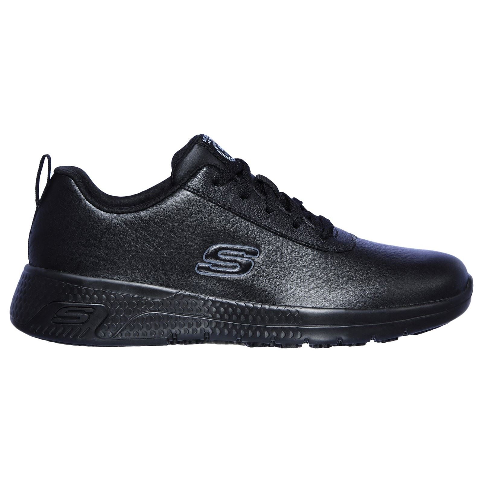 Skechers Workwear Marsing Gmina Leather Women's Black Safety Sneakers