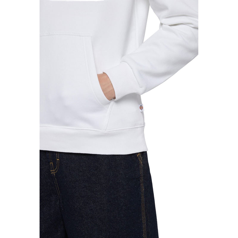 Dickies Icon Logo Synthetic Adults White Hooded Sweatshirt