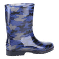 Cotswold PVC Jnr PVC Girls's Navy Camo Wellington Boots