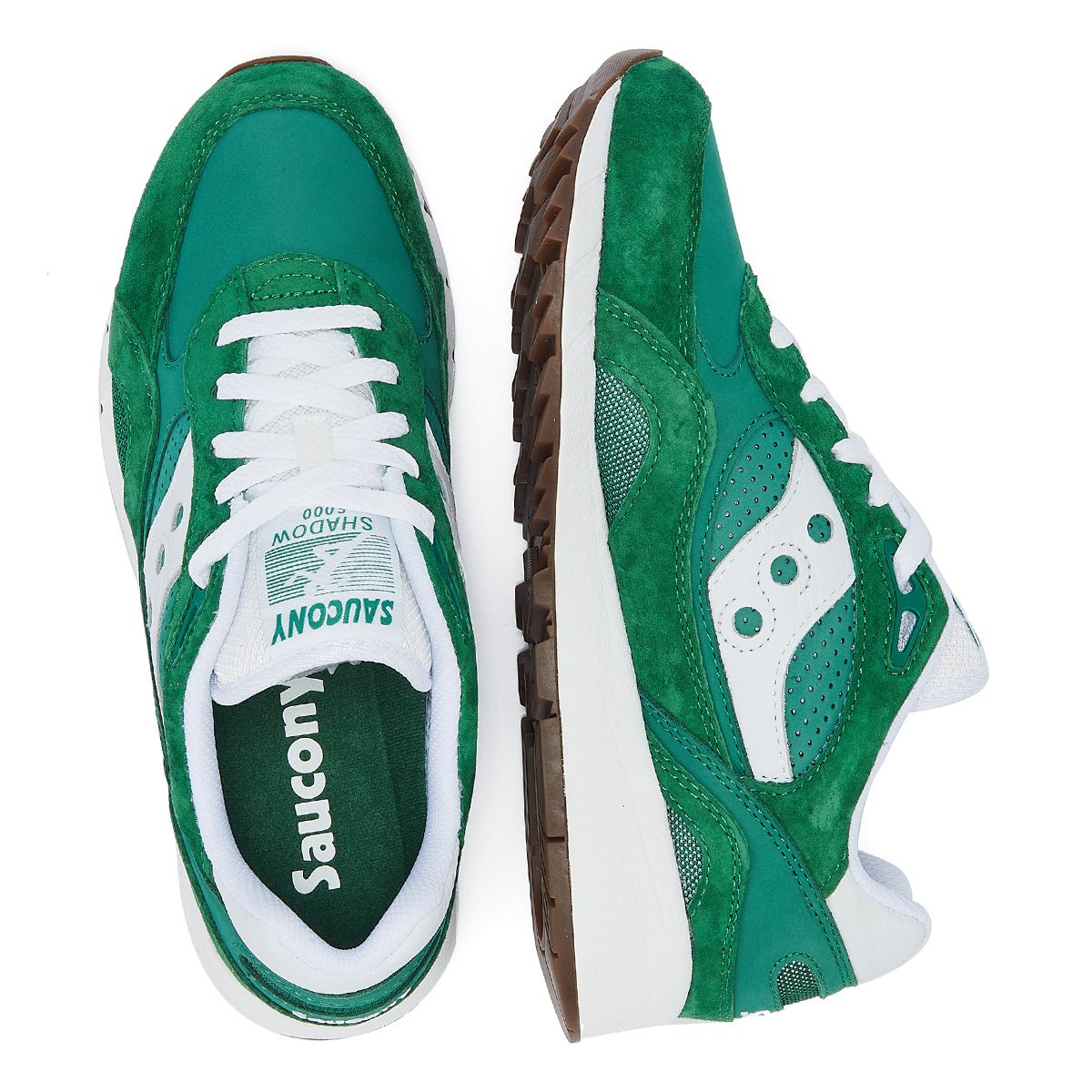 Saucony Shadow 6000 Green/White Sneakers