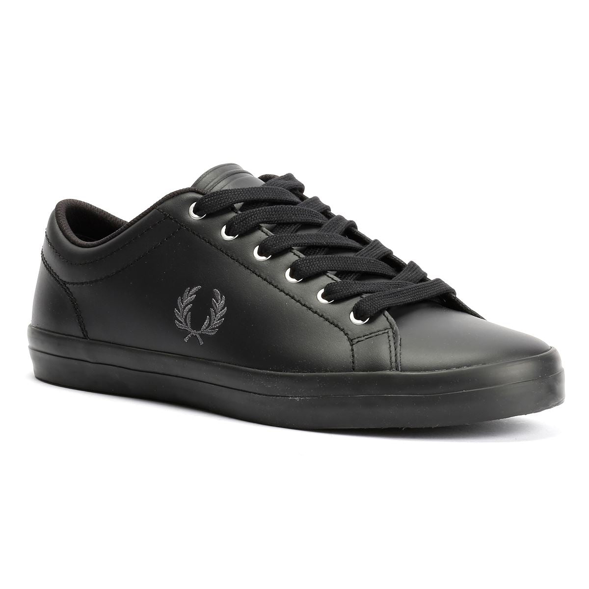 Fred Perry Baseline Leather Men's Black Sneakers