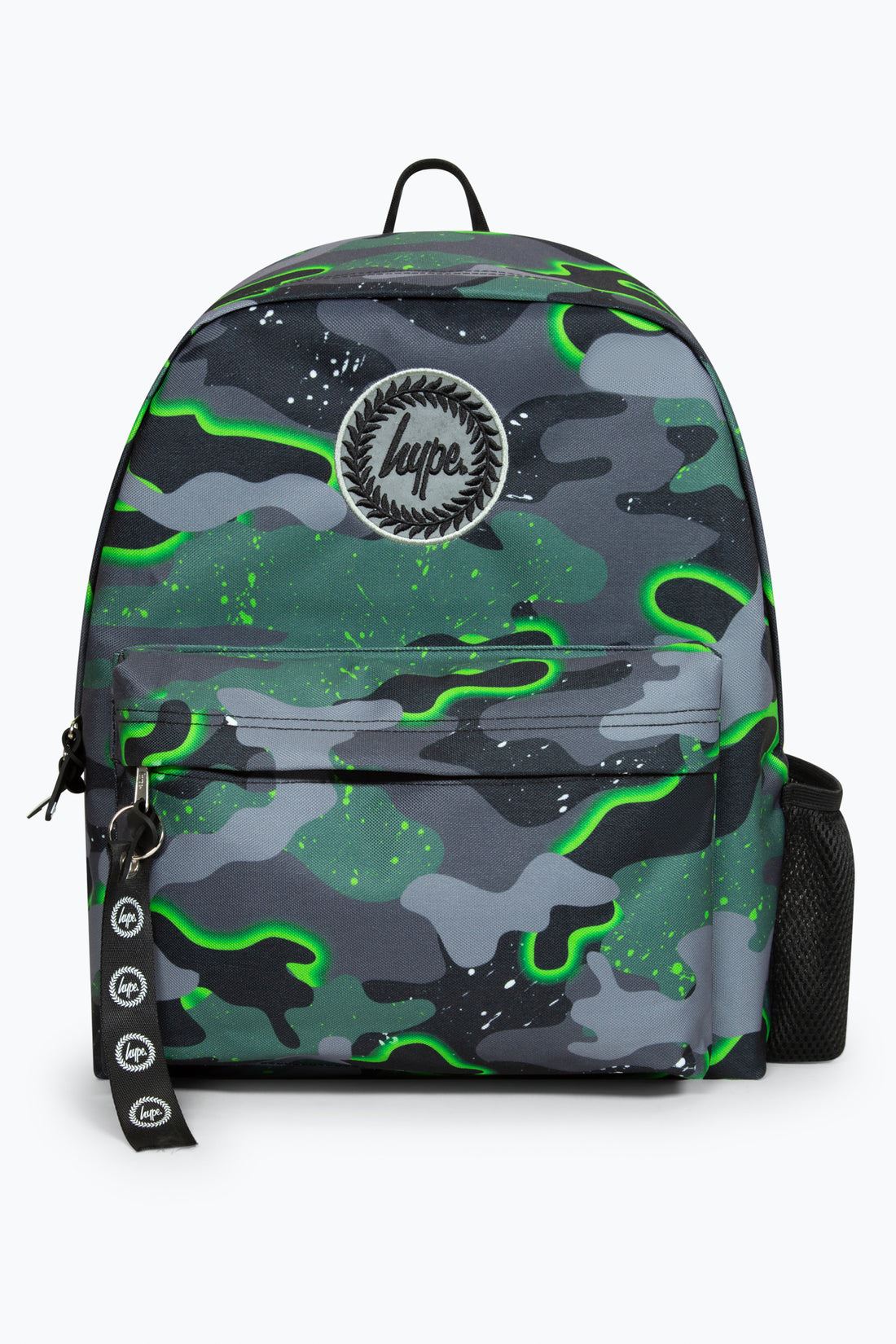 Hype Iconic Boy's Green Glow Camo Backpack