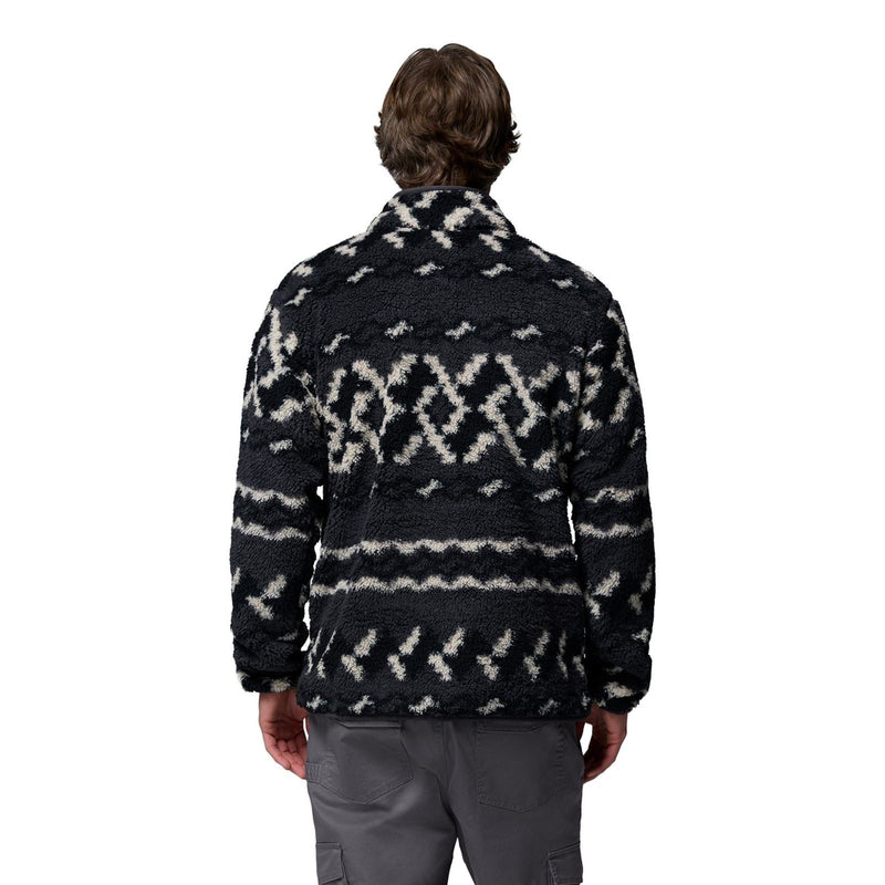 Columbia Rugged Ridge High Pile Half Zip Men's Black Fleece Pullover