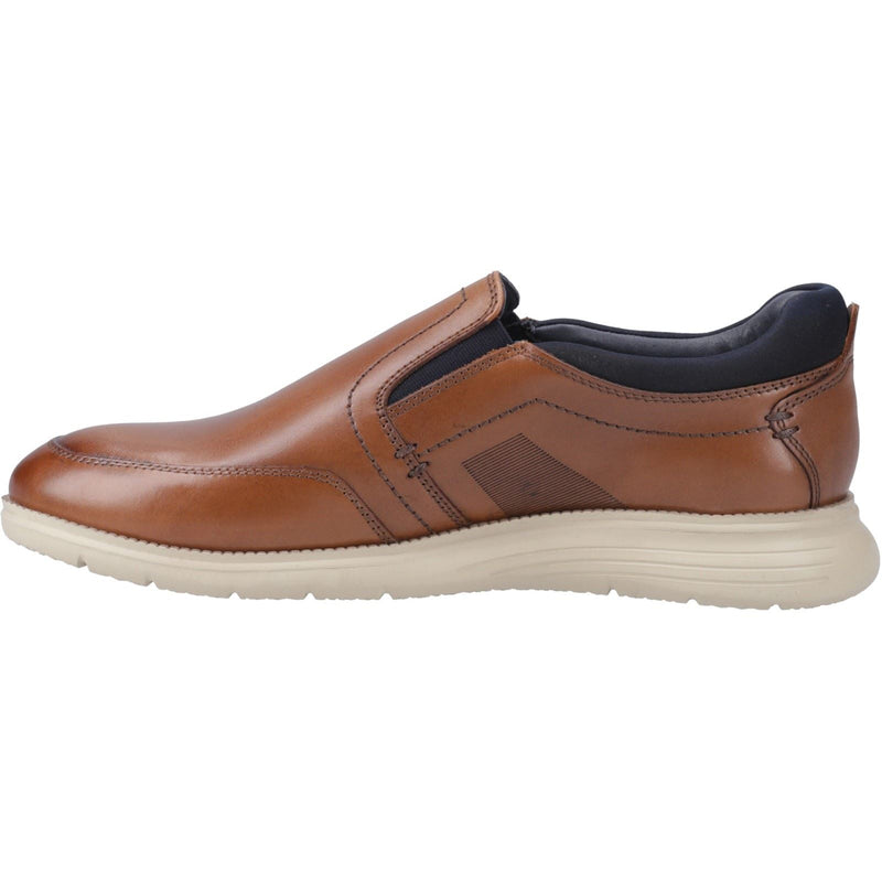 Pod Holden Leather/Textile Men's Cognac Sneakers