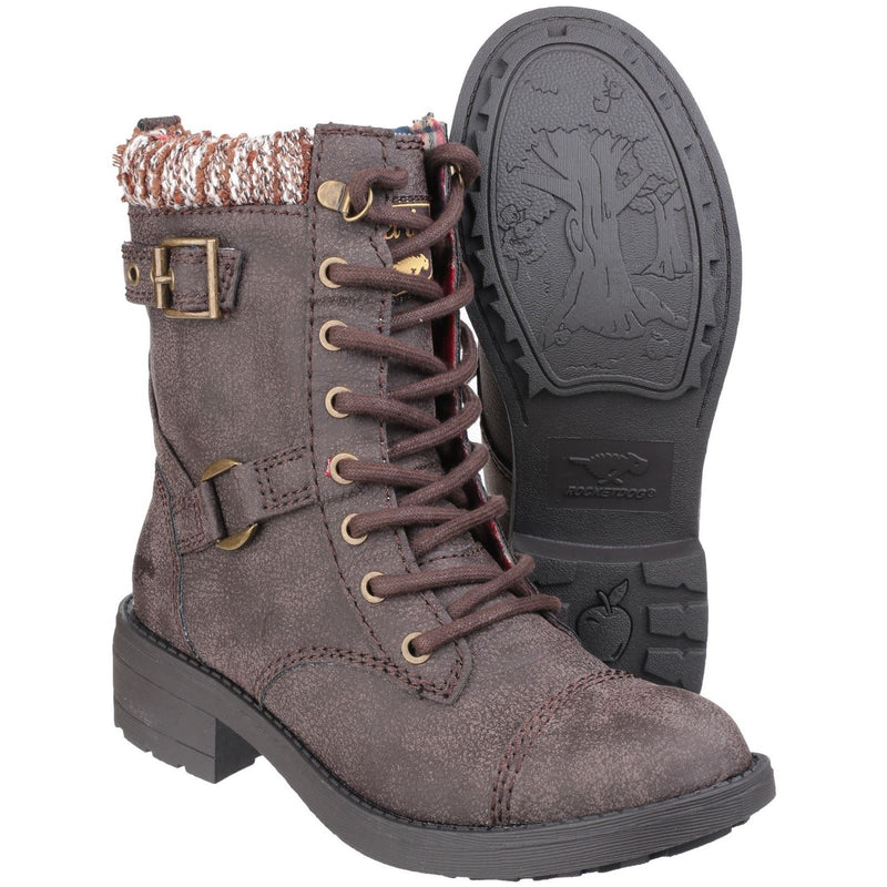Rocket Dog Thunder Galaxy Synthetic Women's Brown Galaxy Boots